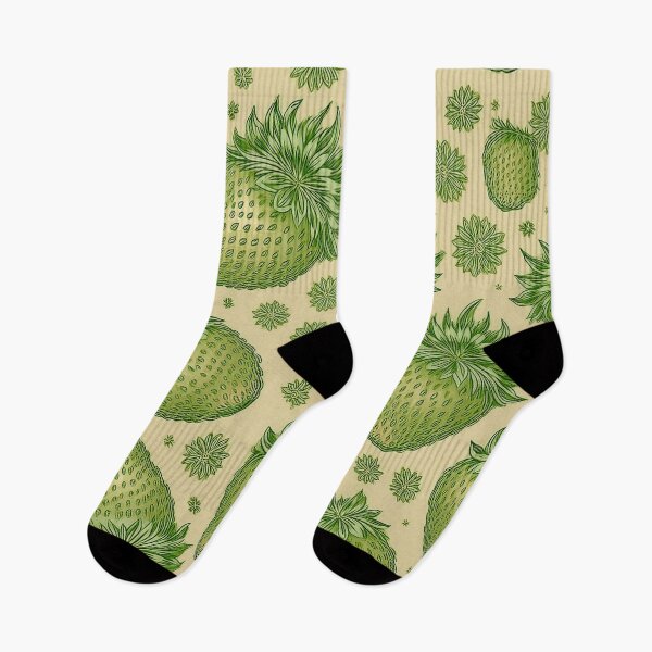 Item preview, Juicy, sweet, strawberries - fruit graphics with clear contours /vintage colours- green designed and sold by My-fake-places.