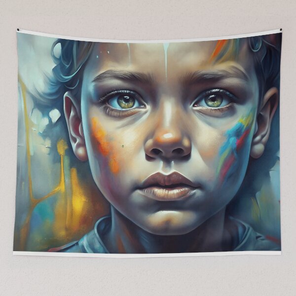 Item preview, The Children of Solitude 01 - #UrbanRealism #DigitalArt #AIGenerated designed and sold by AlienSativo.