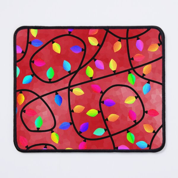 Item preview, Holiday Lights On Red designed and sold by Sartoris Art.