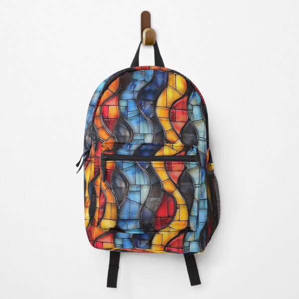 Item preview, Swirly Stained Glass Window Pattern designed and sold by purelypatterns.