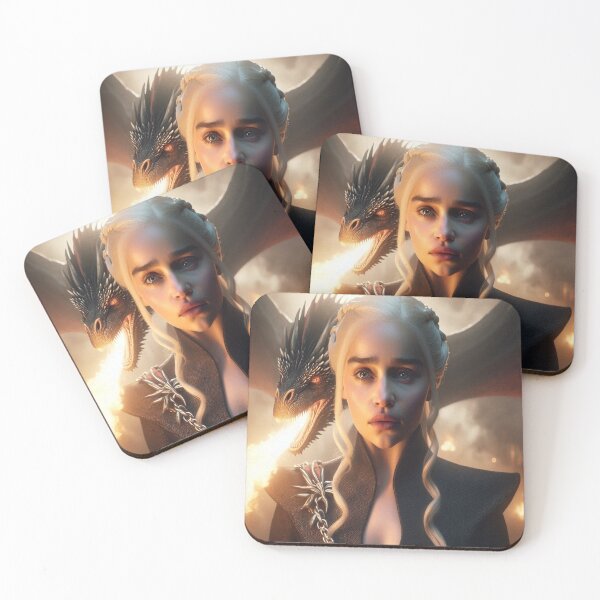 Artikelvorschau, Game of Thrones Daenerys ikonisches Outfit der 8. Staffel mit Drachen entworfen und verkauft von Bogginss.