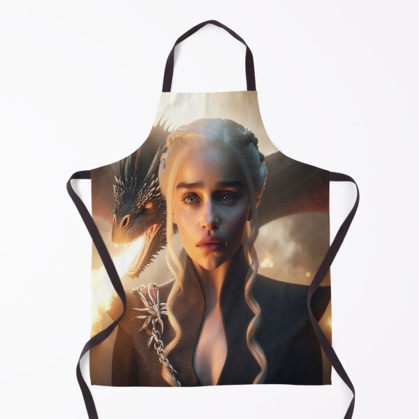 Artikelvorschau, Game of Thrones Daenerys ikonisches Outfit der 8. Staffel mit Drachen entworfen und verkauft von Bogginss.