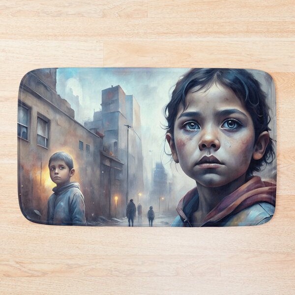 Item preview, The Children of Solitude 02 - #UrbanRealism #DigitalArt #AIGenerated designed and sold by AlienSativo.