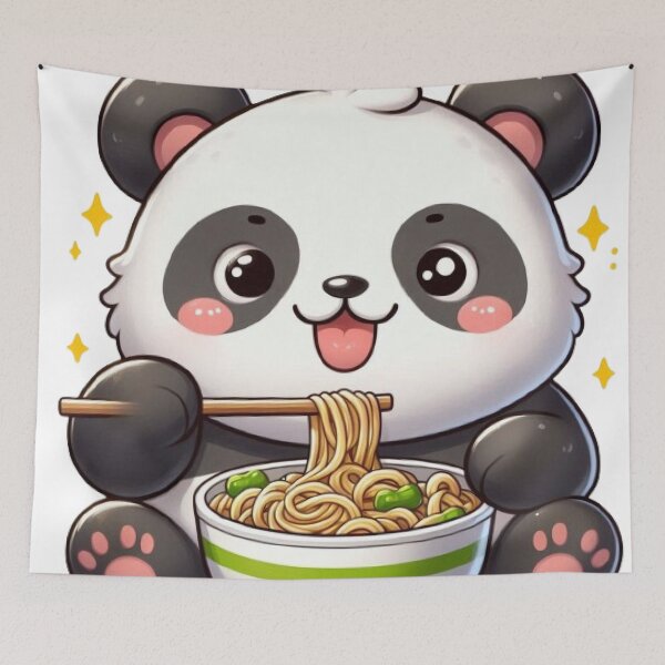 Item preview, Noodle Gourmet Panda designed and sold by littlestore.