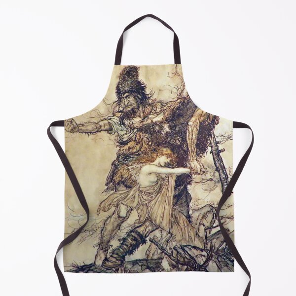 Item preview, Fasolt Seizes Freya - Wagner's Ring Cycle - Arthur Rackham designed and sold by forgottenbeauty.
