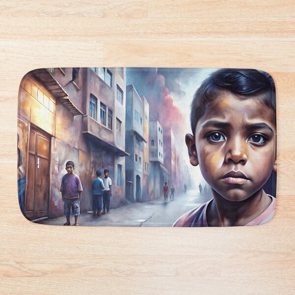 Item preview, The Children of Solitude 03 - #UrbanRealism #DigitalArt #AIGenerated designed and sold by AlienSativo.