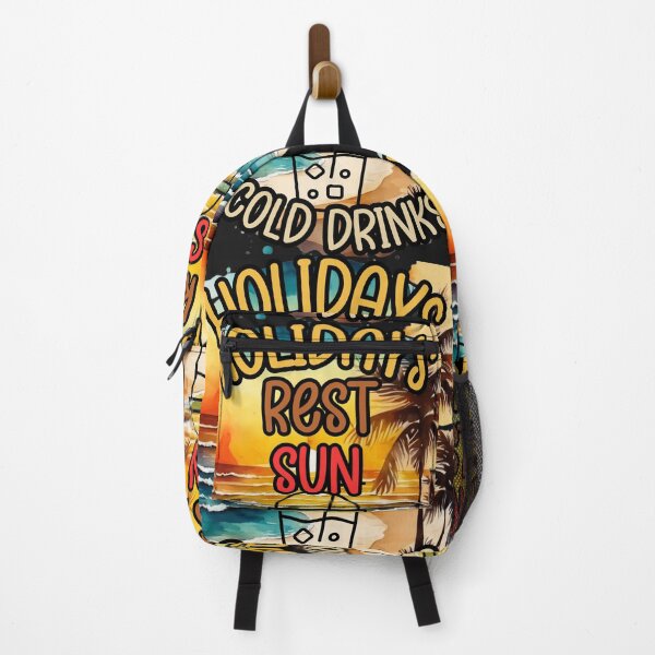 Item preview, Sunset Holidays Rest Cold Drinks designed and sold by MarcelooArt.