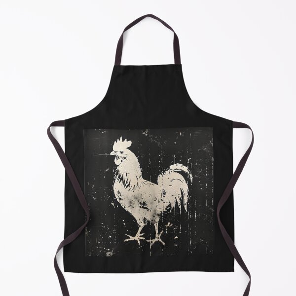 Item preview, rooster in black and white designed and sold by Ztudio.