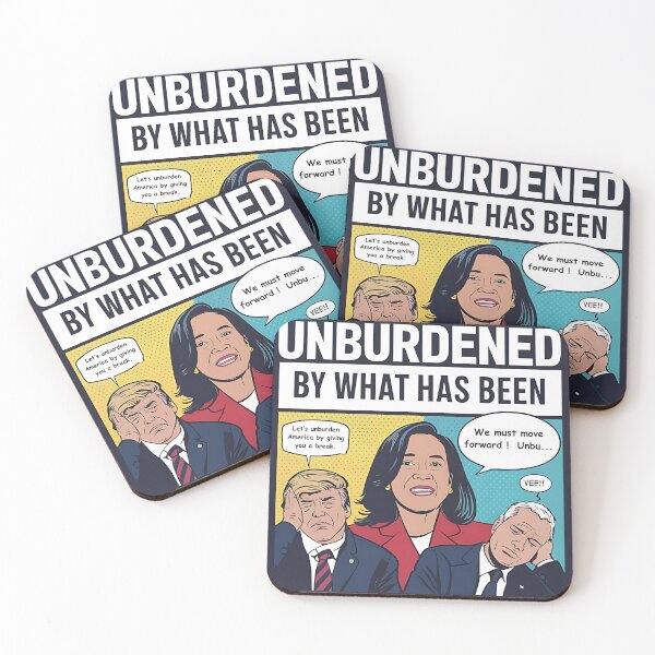 Item preview, Unburdened Byt What Has Been Kamala Harris Donald Trump designed and sold by FocusedPatterns.