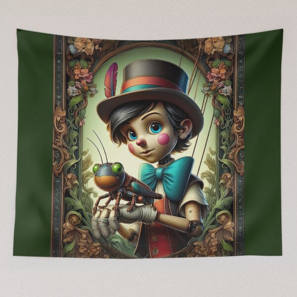Item preview, Pinocchio Art Nouveau designed and sold by angelmuz.