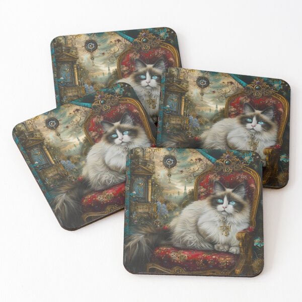 Item preview, Ragdoll Vintage Cat designed and sold by Nocturne  Paws.