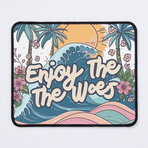 Item preview, Enjoy the Waves - Tropical Retro Vibes designed and sold by Anarodic.