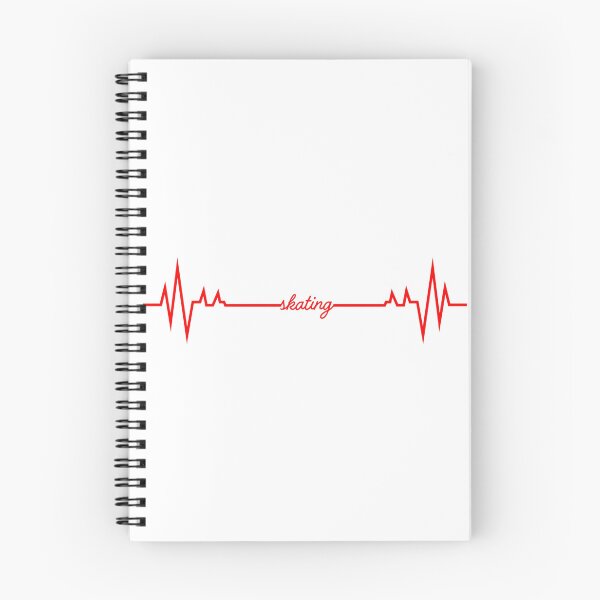 Item preview, Skating Heartbeat (red)  designed and sold by AnythingGOE.