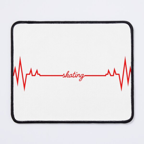Item preview, Skating Heartbeat (red)  designed and sold by AnythingGOE.