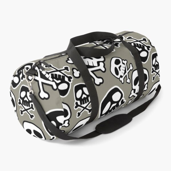 Item preview,  Old School Punk Rock Skull Pattern: Black and White Stripes designed and sold by muskitt.
