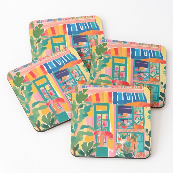 Item preview, Bold Retro Storefront, Bright Colors and Plants designed and sold by PalmitoDecor.