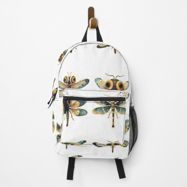 Item preview, Cute Dragonfly Pattern: funny Insect Art designed and sold by nshaltiel.