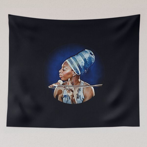 Item preview, Nina Simone - Oil Painting designed and sold by deusrex007.