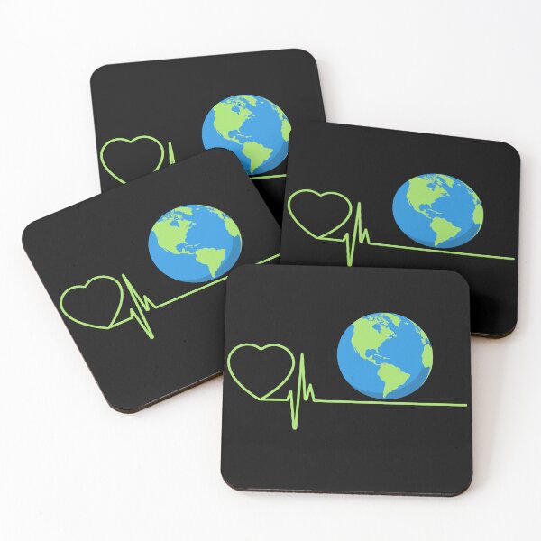 Item preview, Heartbeat Earth designed and sold by LivingInThinAir.