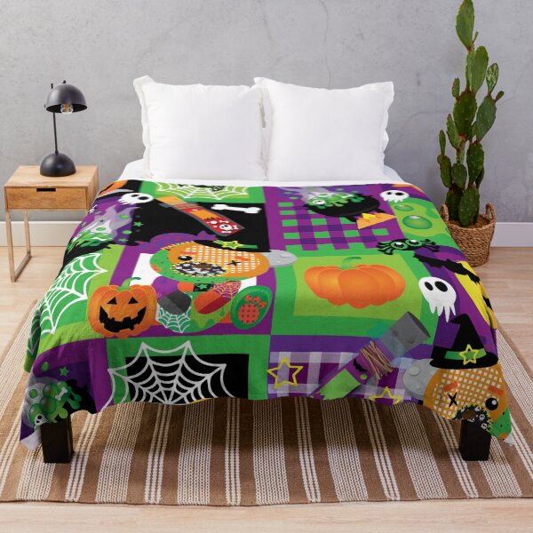 Item preview, Halloween patchwork pattern designed and sold by smalladventures.