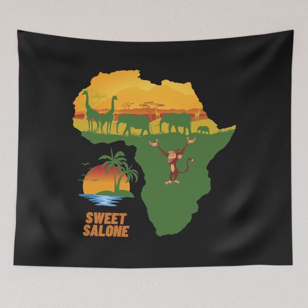 Item preview, Sweet Salone, Sierra Leone, Africa Monkey designed and sold by Andrew Shears.