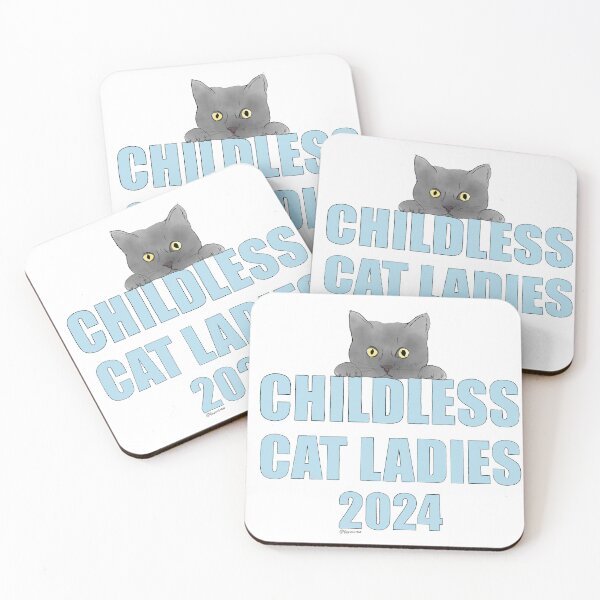 Item preview, Childless Cat Ladies 2024 - Gray designed and sold by anniemgo.