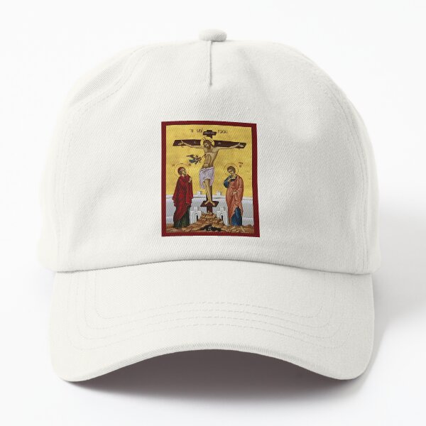 Item preview, Retro Greek Eastern Orthodox Jesus Christ Pantokrator Cross designed and sold by zptees.