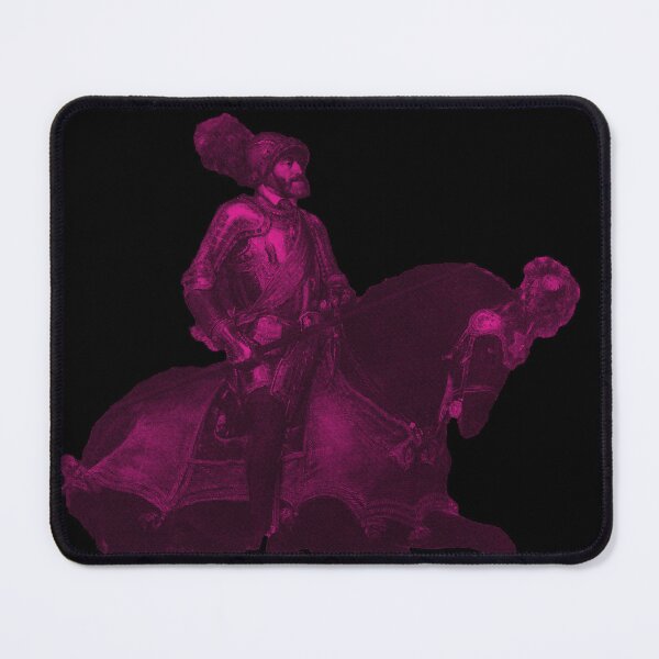 Item preview, Titian / Equestrian Portrait of Charles V / Emperor Charles V on Horseback / Charles V at Mühlberg / Black and PurplishPink designed and sold by pelagio.