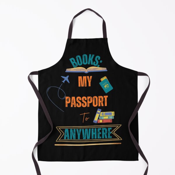 Item preview, Copy of "Books: My Passport to Anywhere" designed and sold by LiteraryPaws.