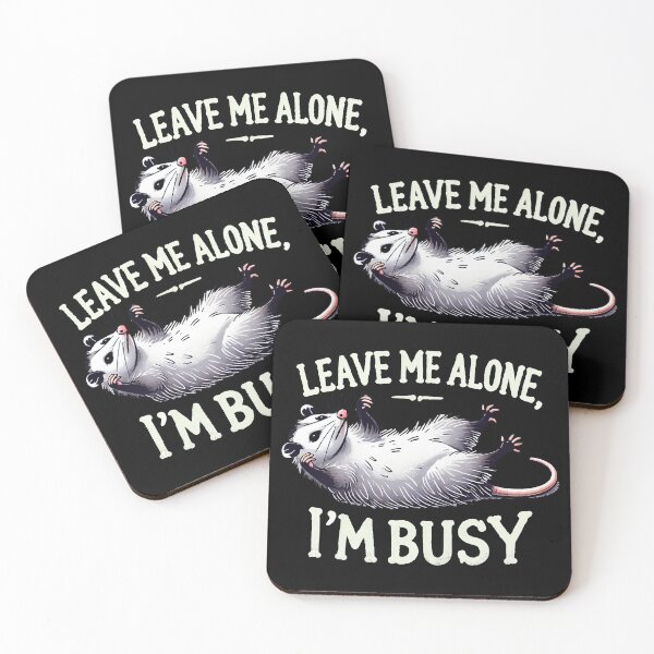 Item preview, Leave Me Alone, I'm Busy (white text) designed and sold by OlivDesignsCo.
