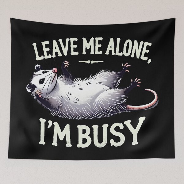 Item preview, Leave Me Alone, I'm Busy (white text) designed and sold by OlivDesignsCo.