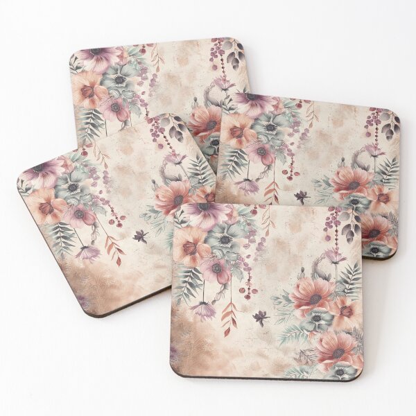 Item preview, Vintage Boho Florals 13 designed and sold by J Marielle Designs.