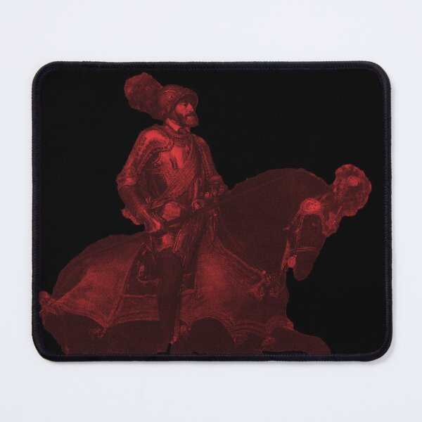 Item preview, Copy of Titian / Equestrian Portrait of Charles V / Emperor Charles V on Horseback / Charles V at Mühlberg / Black and Red designed and sold by pelagio.