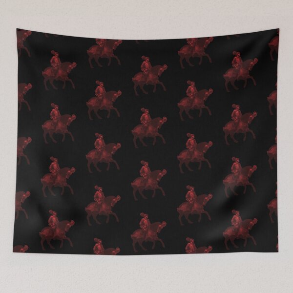 Item preview, Copy of Titian / Equestrian Portrait of Charles V / Emperor Charles V on Horseback / Charles V at Mühlberg / Black and Red designed and sold by pelagio.