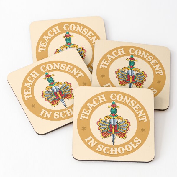 Item preview, Teach Consent In Schools - Feminist Activism designed and sold by Picket Club.