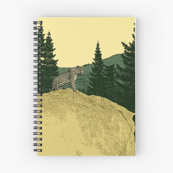 Item preview, Jaguar in a pine forest designed and sold by feedthewallart.
