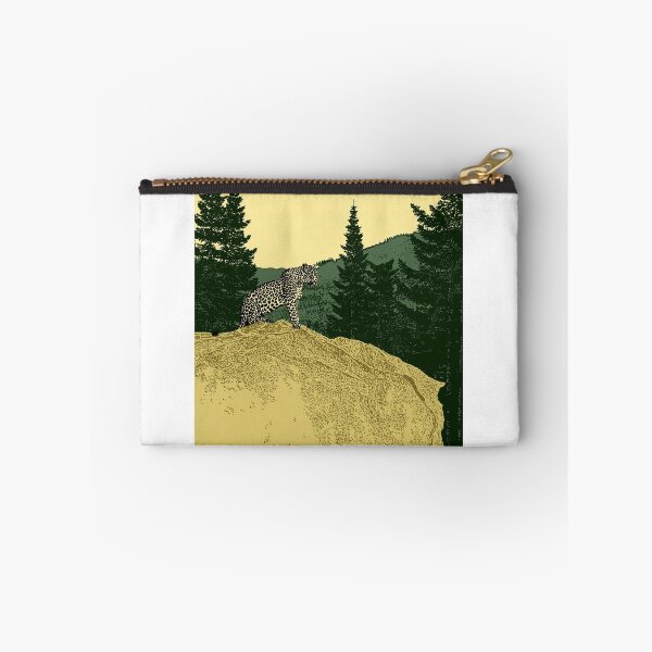 Item preview, Jaguar in a pine forest designed and sold by feedthewallart.