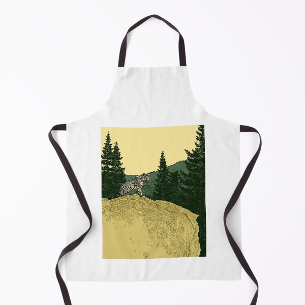 Item preview, Jaguar in a pine forest designed and sold by feedthewallart.