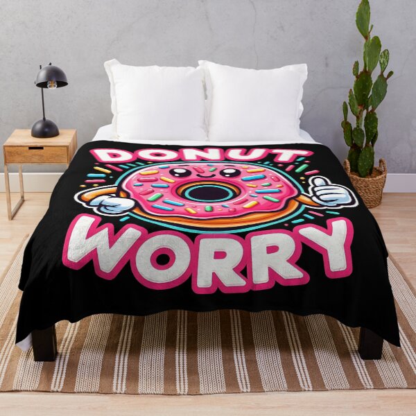 Item preview, Donut Worry, Be Happy! designed and sold by thobealtaf.