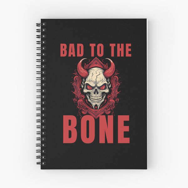 Item preview, Bad to the bone skull Halloween design designed and sold by La Loca.