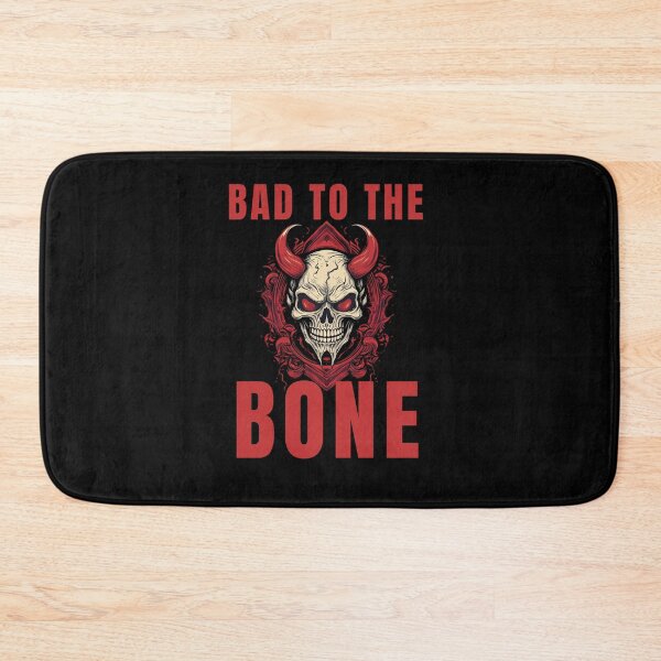 Item preview, Bad to the bone skull Halloween design designed and sold by La Loca.