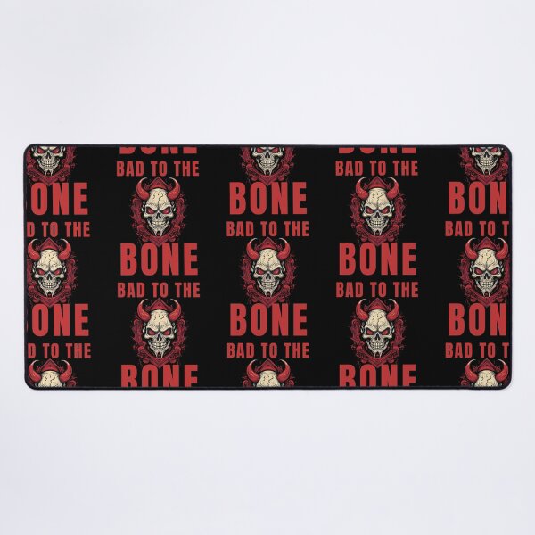 Item preview, Bad to the bone skull Halloween design designed and sold by La Loca.