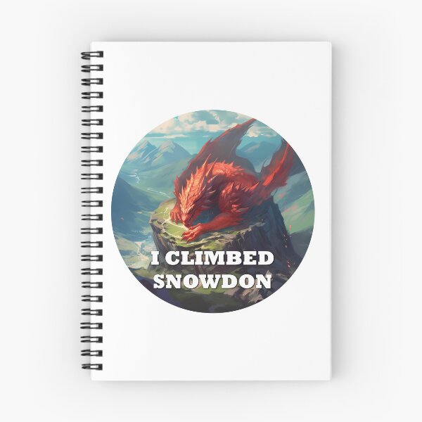 Item preview, I Climbed Snowdon (Yr Wyddfa) - Circle designed and sold by TheWelshGoat.
