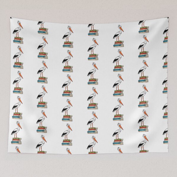 Item preview, Stork And Books designed and sold by TheAnimalZ00.