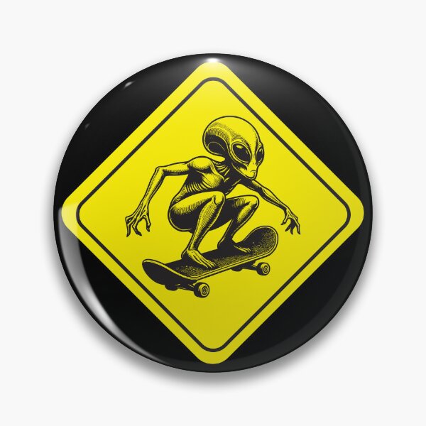 Item preview, Alien Skater Road Panel designed and sold by roswellboutique.