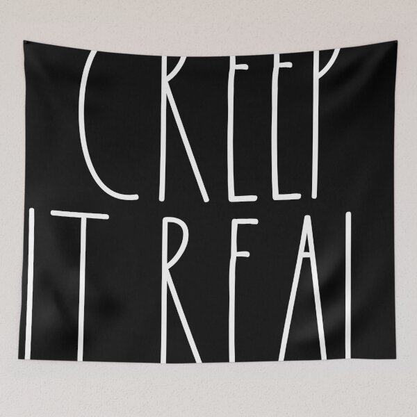 Item preview, Creep It Real White Rae Dunn Inspired Farmhouse Decor designed and sold by FineElephant.