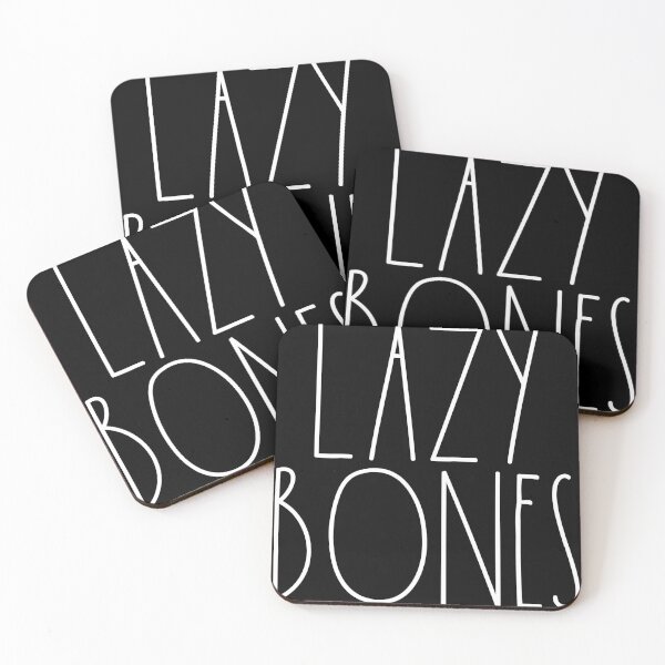 Item preview, Lazy Bones White Rae Dunn Inspired Farmhouse Decor designed and sold by FineElephant.