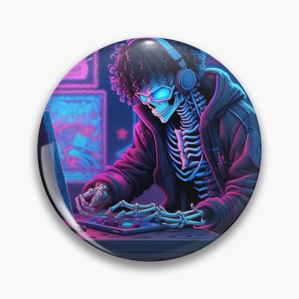 Item preview, Late Night Neon Zombie Gamer designed and sold by TeachersCubby.
