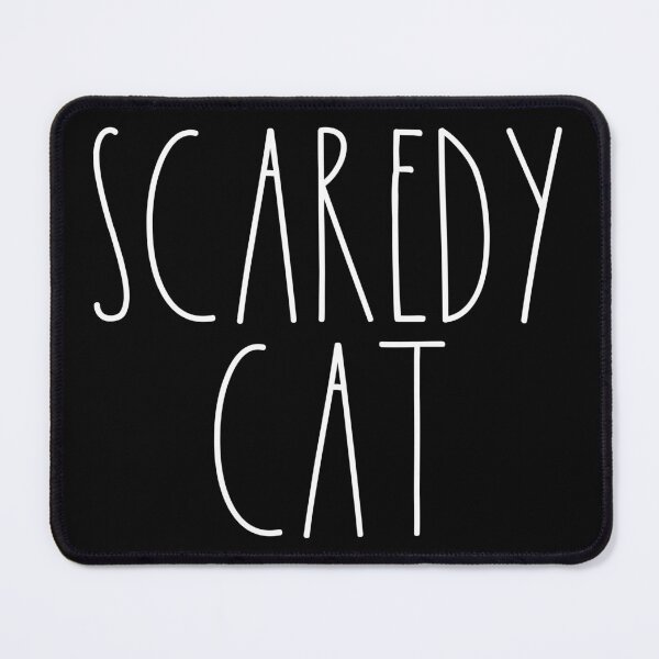 Item preview, Scaredy Cat White Rae Dunn Inspired Farmhouse Decor designed and sold by FineElephant.