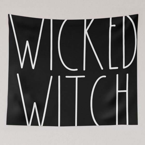 Item preview, Wicked Witch White Rae Dunn Inspired Farmhouse Decor designed and sold by FineElephant.